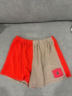 Urban Outfitter Reconstructed patch Polo Sweatshorts